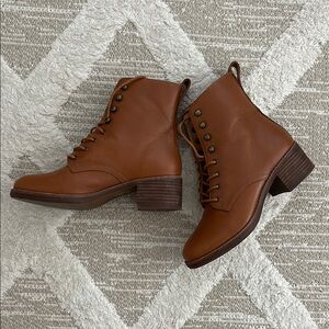 Madewell Brown Leather Ankle Boots